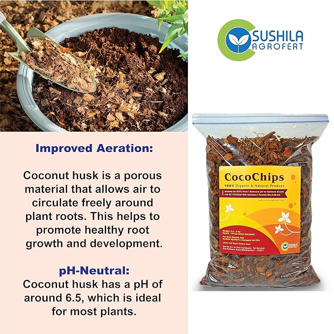 CocoChips for Plants 1Kg Bag