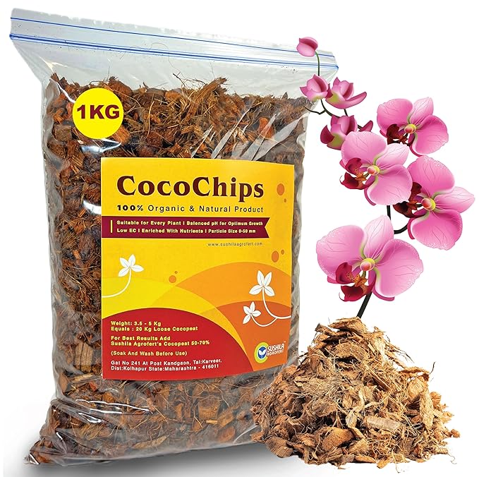 CocoChips for Plants 1Kg Bag