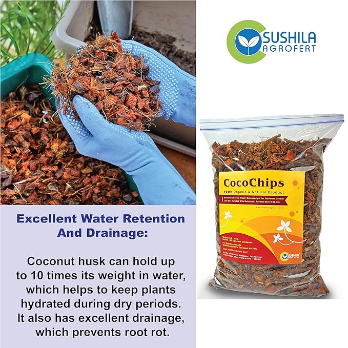 CocoChips for Plants 1Kg Bag