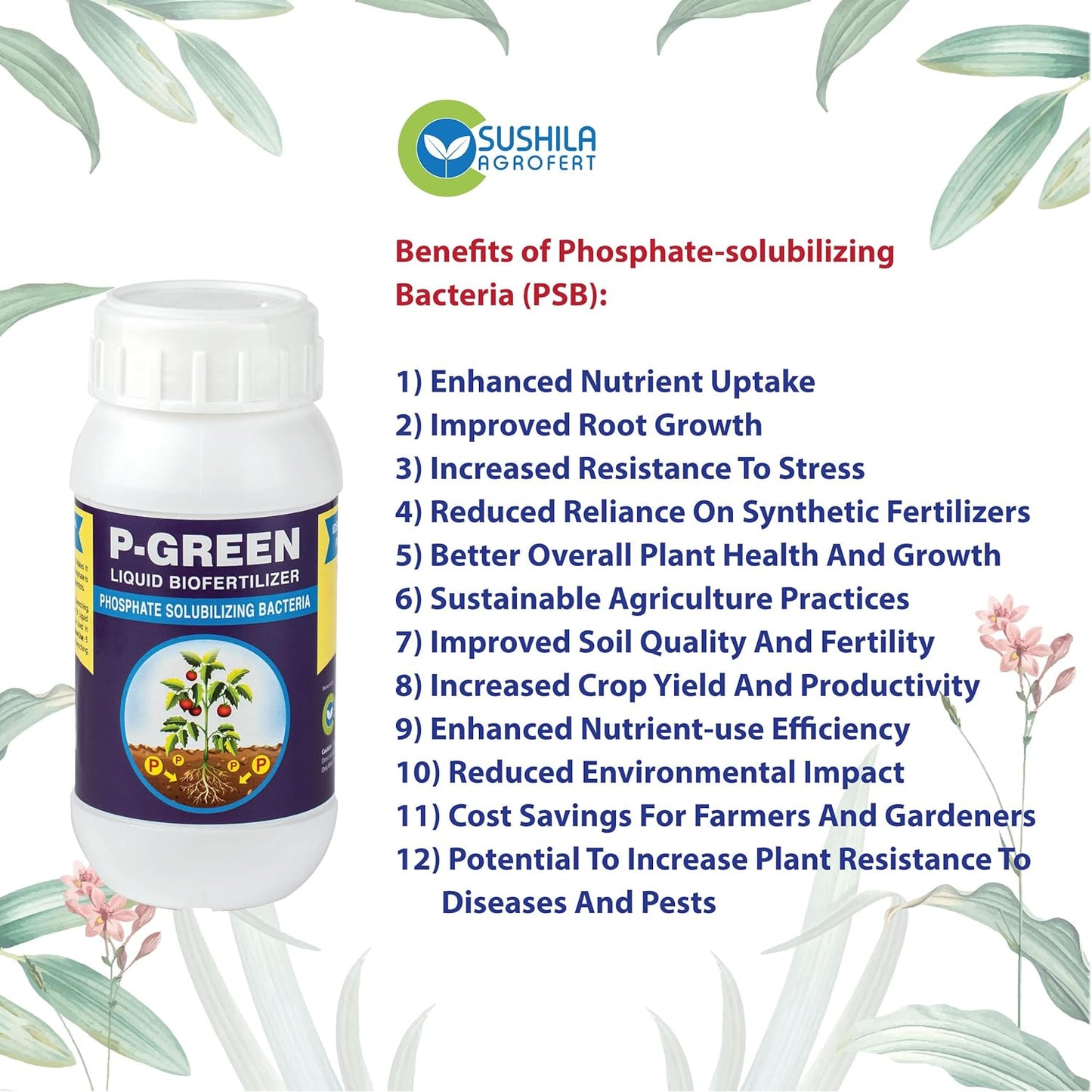 P GREEN: Phosphate Solubilizing Bacteria, Plant Growth Stimulator