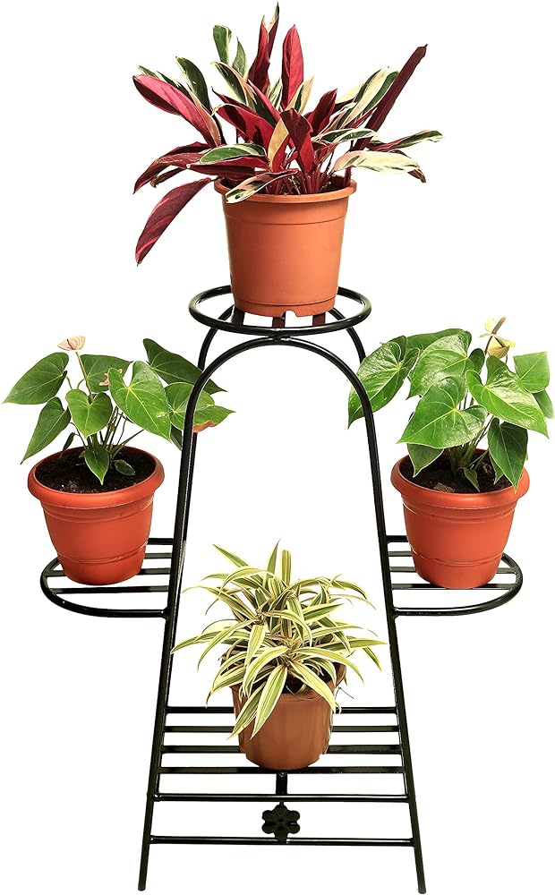 Four Pot Metallic Stand