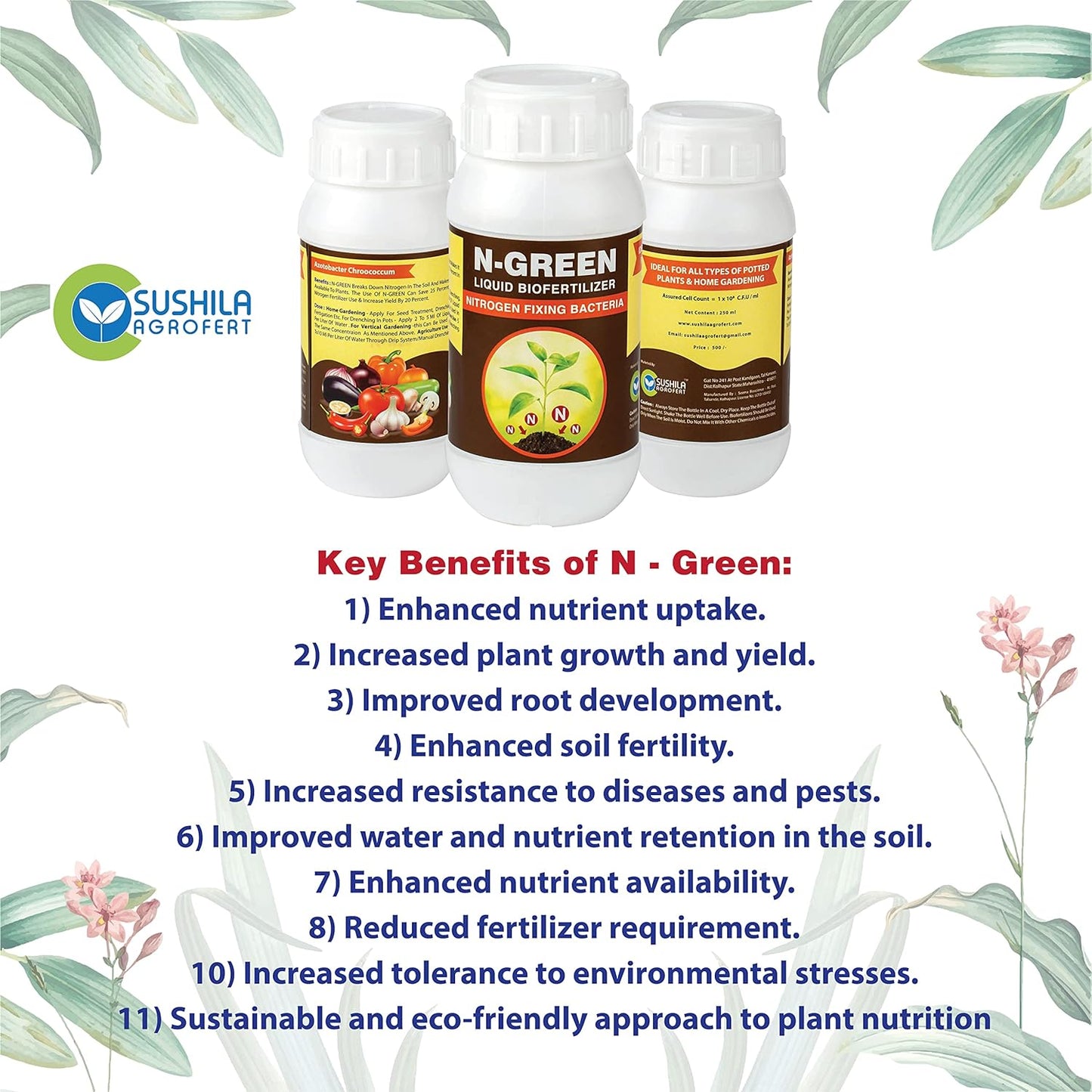 N GREEN: Nitrogen Fixing Bacteria, Plant Growth Booster