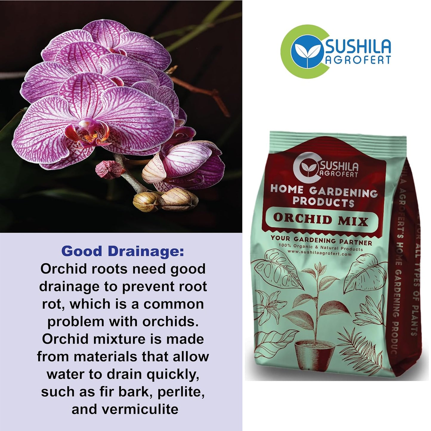 Orchid Mix 5Kg for Orchid Plants