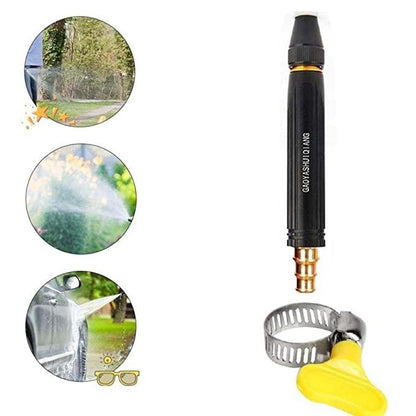 Portable High Pressure Washing Water Nozzle (Black)