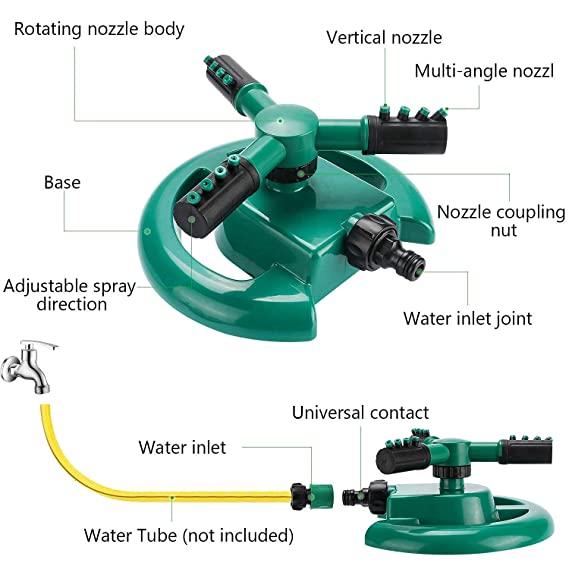 360 Degree Sprayer Head Water Saving Device