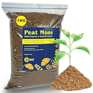 Peat Moss for Gardening 1Kg Bag