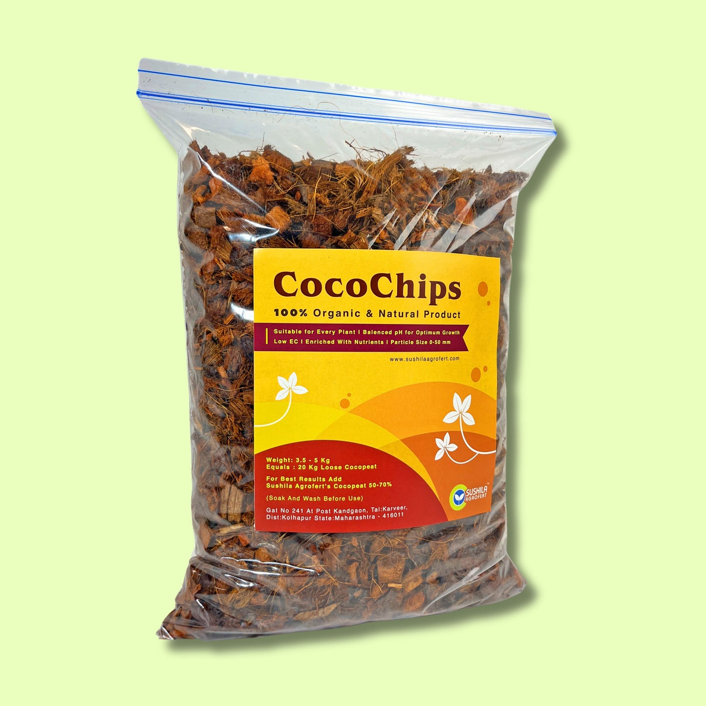 CocoChips for Plants 1Kg Bag