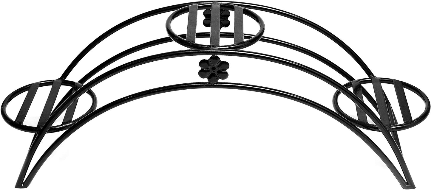 3 Pot Decorative Metallic Stand