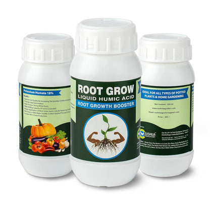 Root Grow: Liquid Humic Acid For Plant Growth Enhancer