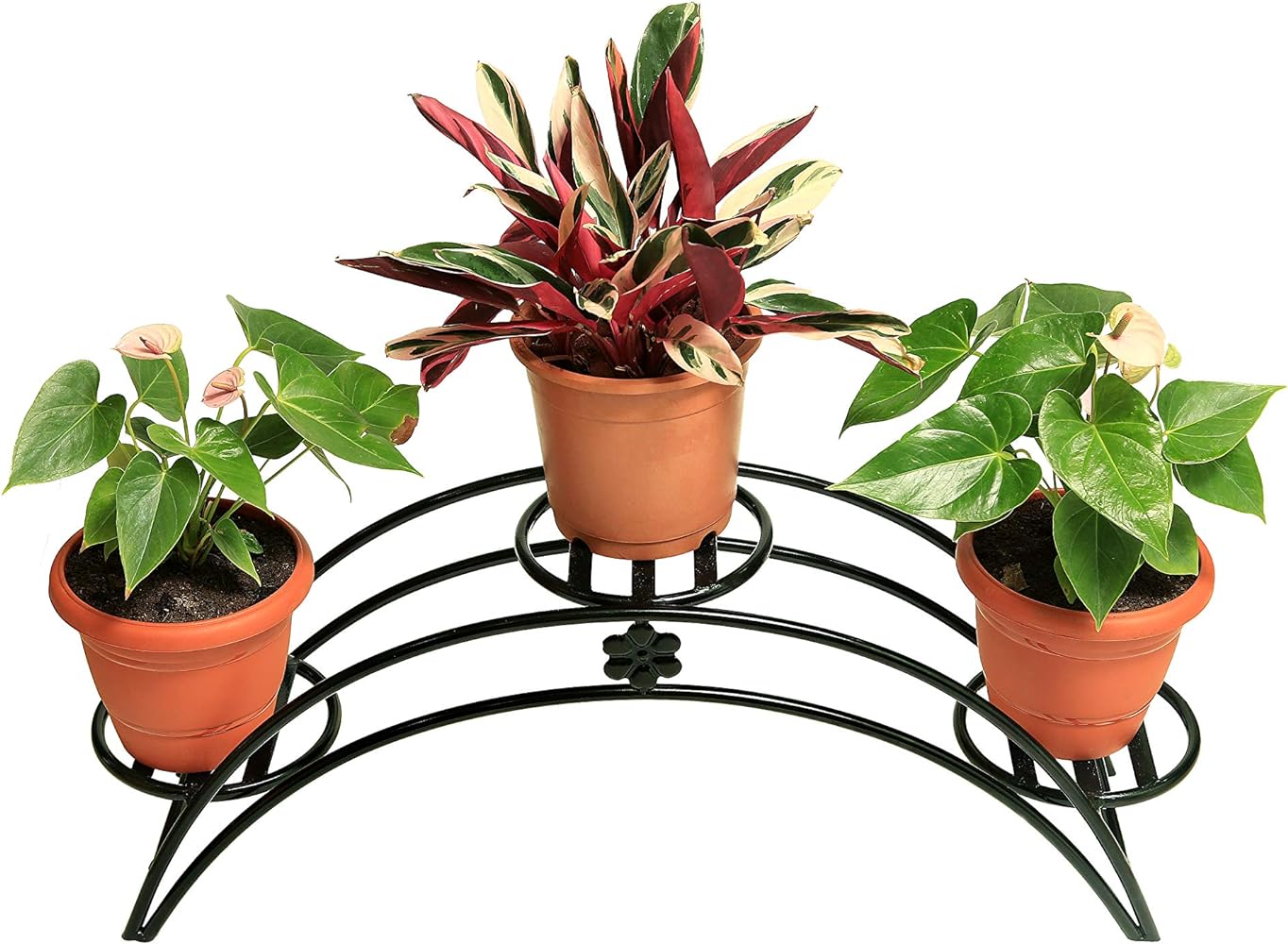 3 Pot Decorative Metallic Stand